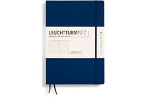 ‎LEUCHTTURM1917 LEUCHTTURM1917 366178 Notizbuch Composition (B5), Hardcover, 219 nummerierte Seiten, Marine, Dotted