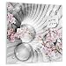 Produktbild Glas Magnettafel Glastafel Memo Tafel ForWall 3D Tunnel mit Blumen AMFGMT10200G7 G7 (40cm. x 40cm.) Glass Magnetic Memo Board Abstrakt Kunst Abstraktion Tunnel Durchgang 3D