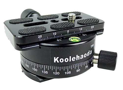 Koolehaoda Panorama Kopf Professional Camera Stative Panoramakopfhalter Kugelkopf  Universal-Schnellwechselplatte
