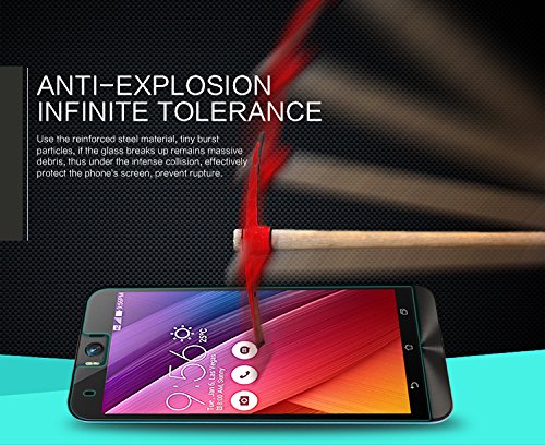 TopAce   Premium Quality Tempered Glass 0 3mm Screen Protector for Asus Zenfone Selfie  1 Pack 