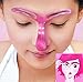 Demarkt Eyebrow Card Reusable Plastic Eyebrow Drawing Guide Eyebrow Shaper