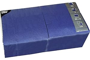 PAPSTAR 12487 Servietten, 330 x 330 mm, 3-lagig, dunkelblau