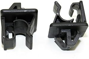 ZYNCUE 2 piezas de plástico para capó de coche, clip de varilla de apoyo, clip negro, clip de soporte de varilla para H*onda para Accord Civic para CR-V para CRV