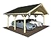 Produktbild Palmako Doppelcarport Robert - Robert 20,6 m²