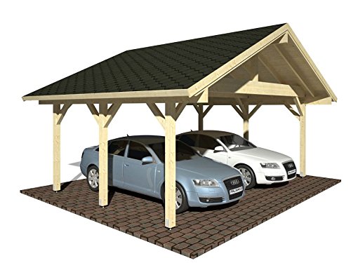 Preisvergleich Produktbild Palmako Doppelcarport Robert - Robert 20,6 m²