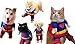 Produktbild Gaorui Chiot Superman Vetement Katzenkostüm, Halloween, Tierkostüm, Latzhose