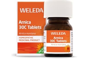 Weleda Arnica 30C Tablets, Organic Arnica Montana, Licensed Homeopathic Medicinal Product, Remedy for Men & Women, Grown Biodynamically, Vegetarian, 125 tabs