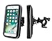 Produktbild Fahrradhalterung / Motorrad-Halterung mit Schutz-Tasche für iPhone 6 PLUS, Smartphones, Navigator, Handy - Display: 3,5'' bis 5,5" universal. Schutzhülle Spritzwasser geschützt! mit Sicherungsriemen