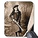 Produktbild HYYCLS Vintage Photo Of Miss Annie Oakley Holding a Rifle Mauspads
