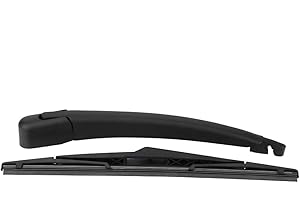 KSTE Essuie-glace - Bras d'essuie-glace arrière de voiture, ensemble de lames d'essuie-glace for pare-brise arrière en plastique for Fiesta MK6 MK7 ST150 02-08