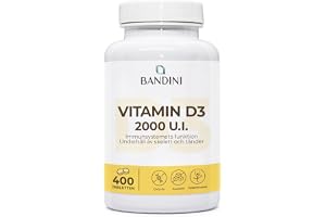Bandini® D-vitamin 60 000 IE/månad 400 tabletter (+1 år) - ren vitamin D3