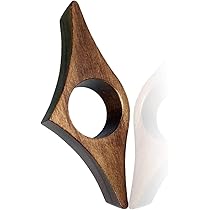 Porte Page Bague De Lecture, Marque Page Bois Support De Page De Livre De Noyer Naturel Accessoire Lecture Pour Les Amateurs De Livres Les Rats De Lecture Et Les Enseignants 23 Mm