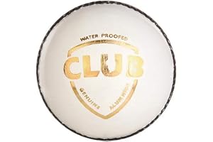 Nikson Leather Cricket Ball, Size Medium (White)