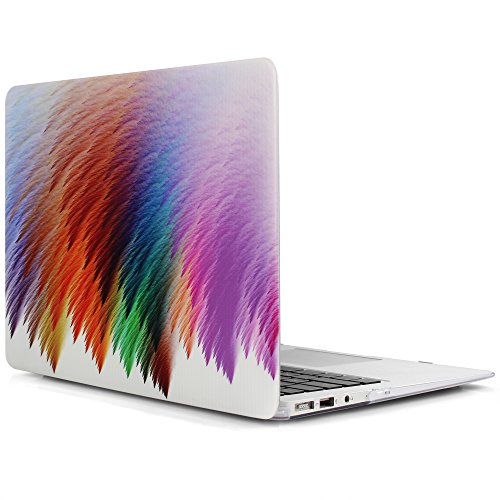 iDOO MacBook Schutzhülle / Hard Case Cover Laptop Hülle [Für MacBook Air 13 Zoll: A1369/A1466] - matt, Paintbrush