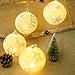 Produktbild Uonlytech Weihnachtskugel-Weihnachtsbaum-hängende Bälle LED, die für Festival-Haus-Garten-Einkaufszentrum-Dekoration (Schneeflocke + Elch + Stern + Weihnachtsbaum) glühen 4PCS