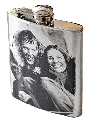 FLACHMANN EDELSTAHL 200 ML MIT GRAVUR, FOTOGRAVUR WUNSCHTEXT WUNSCHGRAVUR (EINSEITIG)