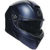 AGV Streetmodular Motosiklet Kaskı &Ccedil;ene A&ccedil;ılır Kask Mono Matt Profond Blue M