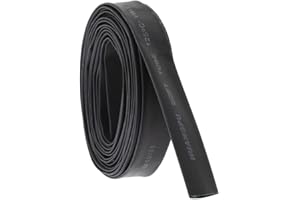 TA-VIGOR 1Pcs Heat Shrink Tubing, 10mm Heat Shrink Sleeving, 5M Long Wire Wrap Sleeve, Heat Shrink Tube for Electrical Insulation, Repairs, Cable Bundling, Wrap Cable, Black
