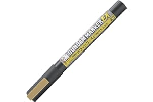 ‎GSI CREOS ＭＲ．ＨＯＢＢＹ＼ミスターホビー XGM07 Gundam Marker, Paint Type, EX Series, Filzstifte, Zum Bemalen von Gunpla, Weißgold, Meißel