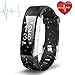 Price comparison product image Fitness Tracker Bracelet, EletecPro Sport Waterproof Fitness Bracelet With OLED Screen For Heart Rate Monitor, Pedometer Bluetooth 4.0 Smart Watch with Call / SMS Fits Android Smartphones