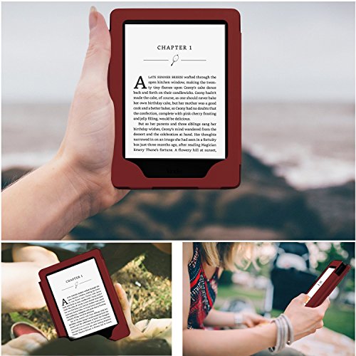 MoKo Kindle Paperwhite Hülle – Kunstleder Tasche Schutzhülle Smart Cover mit Auto Sleep / Wake Funktion für Alle Kindle Paperwhite (2016 / 2015 / 2013 / 2012 Modell mit 6 Zoll Display), Kaffee - 7