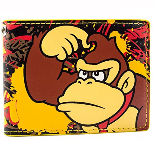 Preisvergleich Produktbild Nintendo Donkey Kong Retro Gelb Portemonnaie Geldbörse