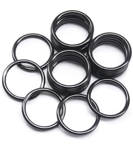 PATIKIL Edelstahl O-Ringe 10mm - Nahtlos Für Makramee & DIY Projekte