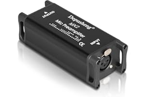 Depusheng MX2 Microphone Pream Mic Booster Preamplifier for Dynamic and Ribbon Microphones