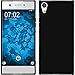 Produktbild PhoneNatic Case kompatibel mit Sony Xperia XA1 - schwarz Silikon Hülle + 2 Schutzfolien