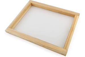 Screen Printing Frame, Runaup 8 x 10 inches Silk Screen Printing Frame with 110 White Mesh (1 Pack)