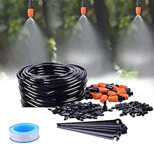 DIY Crafts Micro Drip Irrigation Kit Adjustable Nozzle Automatic Watering Kits,Garden Micro Irrigation Drip System,Plant Watering System for Patio,Greenhouse,Lawn As Choice (Pattern No # 17, As Image)