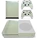 Produktbild Stillshine Xbox ONE S Design Folie Vinyl Aufkleber Skin für Konsole + 2 Controller + Kamera Sticker Set (Glossy Silver)
