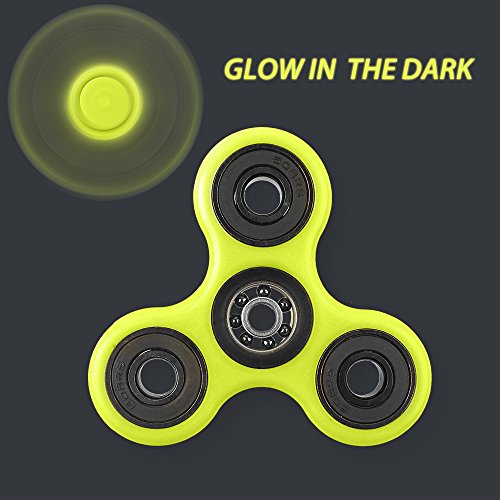 JouerNow EDC Luminous Glowing Spinner Fidgety Handhold High Speed Ceramic Bearing Toy Finger Relax Game Stress Anxity Relief Gift Perfect For Kids Children Yellow JouerNow EDC Luminous Glowing Spinner Fidgety Handhold High Speed Ceramic Bearing Toy Finger Relax Game Stress Anxity Relief Gift Perfect For Kids Children Yellow