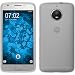 Produktbild PhoneNatic Case für Lenovo Moto E4 Plus (EU Version) Hülle Silikon weiß matt + 2 Schutzfolien