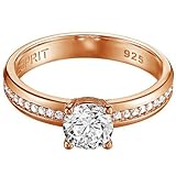 Esprit Jewels Damen-Ring 925 Sterling Silber grace glam rose Gr. 57 (18.1) ESRG91609C180
