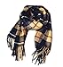 Moolecole New Fashion Children Scarf Kids Baby Boys Girls Plaid Scarf Muffler Soft Scarf Dark Blue