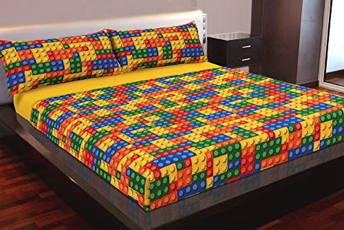 Set of LEGO Printed Sheets. para cama de 90x190/200