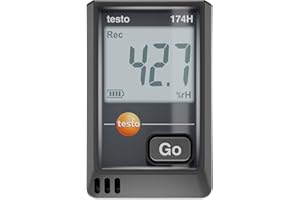 testo 0572 1741 02 174 H - Data logger di dati di temperatura, da -20 a 70 °C da 0 a 100% rF