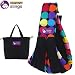 GOMAMA® Baby sling One Size Wrap Carrier With Bags Fits to Newborn Baby (Black Colorful)