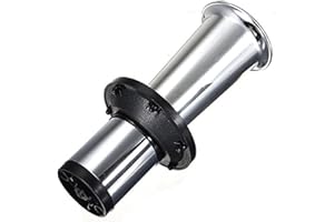 24/7 AUTO Silver chrome retro 12V air horn trumpet klaxon car cab van truck oooa-gaaa sound