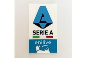 Footex Stilscreen Patch Badge Serie A EniLive Maglia Lega Calcio Ufficiale Silicone 3D Originale Genuine 2024/25