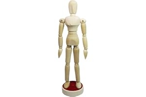 Honsell 63515 - Poupée Maquette en Bois Dur Naturel - Unisexe - Magnétique - Environ 20 cm de Haut