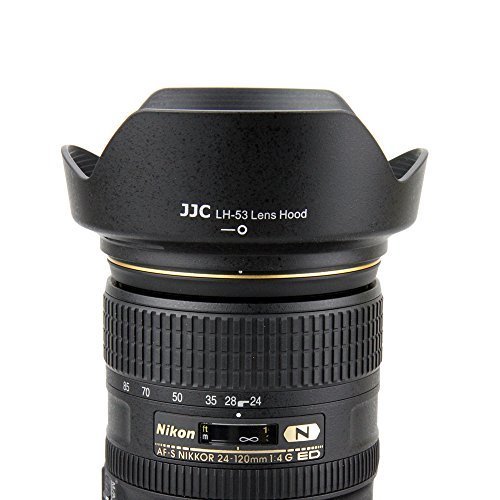 JJC - LH-53 - Pare-soleil   quivalent Nikon HB-53 - pour Nikon AF-S NIKKOR 24-120mm f 4G ED VR