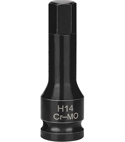 KS Tools Bussola Per Avvitatori Ad Impulsi - Per Viti A Esagono Incassato, Lunga, 14 Mm, 1/2'' - Foto 4