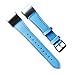 Produktbild Replacement Genuine Leather Straps Bands for Fitbit Charge 2 Fitness Bracelet Wristbands (Both Large and Small Size) (Blue)