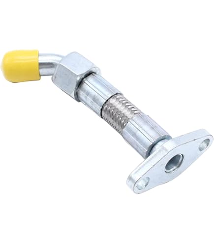 Turbo Oil Feed Line 30" Black PTFE Steel Braided -4An 90 X Str. Made In - Foto 11