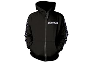 TEE SHACK Fear Factory Demanufacture Pocket Official Unisex Hoodie Hooded Top (X-Large) Black