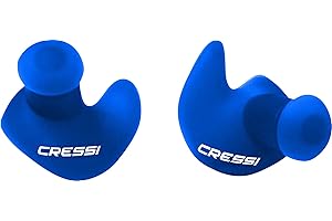 CRESSI Dry Ear Plugs - Tappi per Orecchie in Silicone, Ideali per Impedire l’Ingresso dell’Acqua durante il Nuoto, Taglia Unica, Adulti