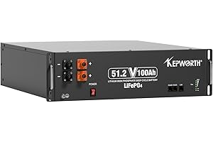 MOSEWORTH Lifepo4 100Ah 48v Akku, 5120wh mit BMS Ersetzt, für Solaranlage, Geeignet für Solaranlagen, Wohnmobile, Boote, Häuser, Solarpanel-Kits und Camping