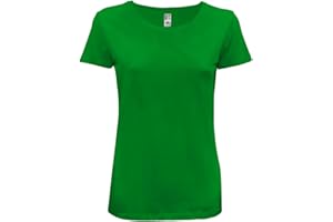 CHEMAGLIETTE! T Shirt Donna - Maglietta Manica Corta Cotone, Tshirt Maglia Maniche Corte da Lavoro, T-Shirt Tinta Unita Stampabili Girocollo, Maglia Basic Evolution T